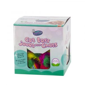 SIMONS Rainbow Feather Ball Dsp (40)