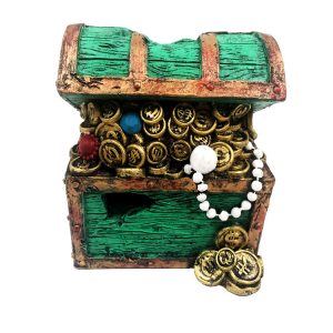 AQUA-FIT Green Treasure Box 3.5x3.5x4.25"