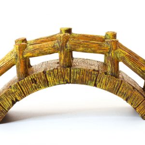 AQUA-FIT Polyresin Timber Bridge Medium 5.75x2x2.75"