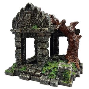 AQUA-FIT Polyresin Medevil Arch with Tree 5.5x5x5in