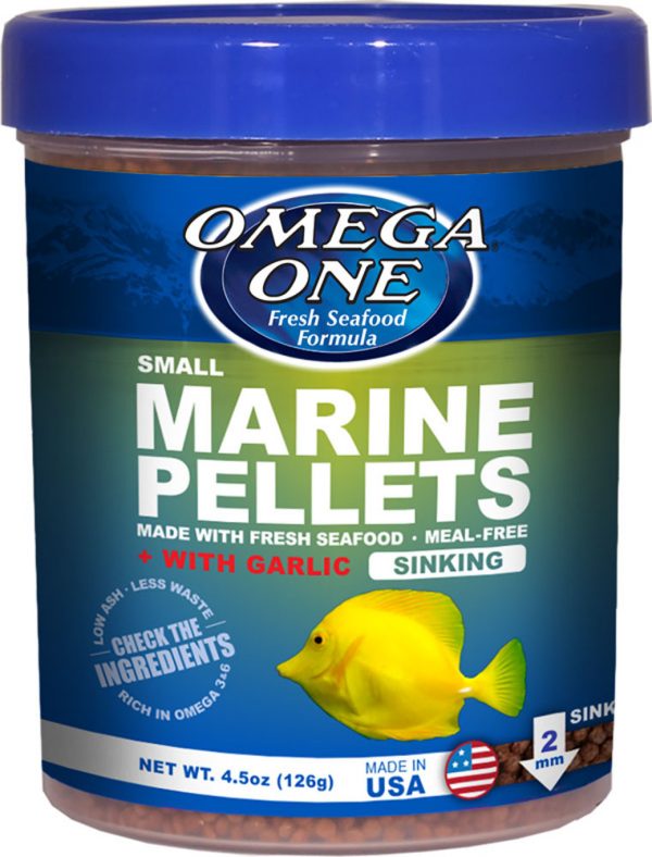 OMEGA ONE Garlic Marine Pellets 4.5oz