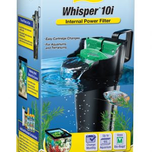 TETRA WHISPER In-Tank Filter 10i w/ BioScrubber 3 - 10 gal