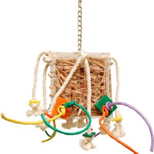 ZOO-MAX LEATHER BOX MD (6X6.5X3.5) *LEATHER*