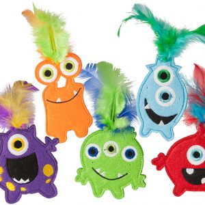 MULTIPET Monsters w/ Catnip(3) 6"