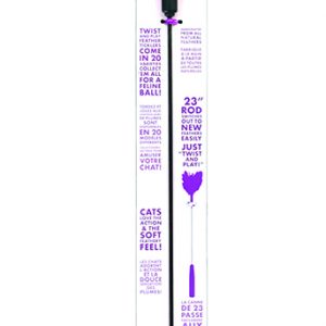 CAT LURES Twist and Play Tickler Toy 23"