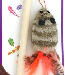 CAT LURES Feather Mouse full toy 52x1x1