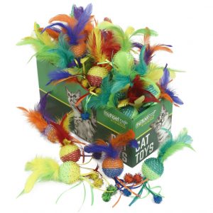 MULTIPET Mesh Cat Ball Two Toned (30)