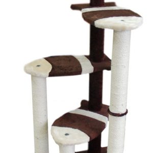BURGHAM Sisal Multi Fish Steps Tower 49in