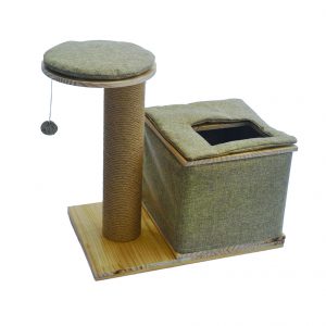 SIMONS Kitty Scratcher Platform w/Hideaway