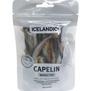 ICELANDIC+ Fish Treat for Cats - Capelin Whole Fish 1.5 oz