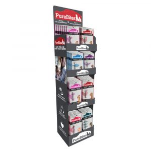 PUREBITES FD Cat Mixed Treat Floorstand 50 pcs