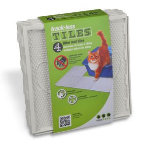 VAN NESS Track-Less Litter Mat Tiles 4 Pk