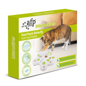 ALL FOR PAWS Interactives Treat Puzzle Butterfly