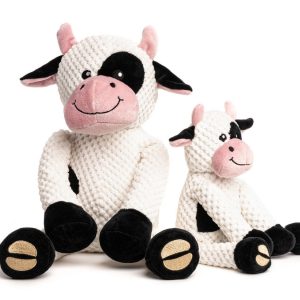 FABDOG Floppy Dog Toy - Cow S