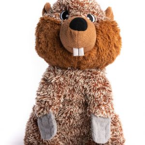 FABDOG Fluffy Dog Toy - Beaver S