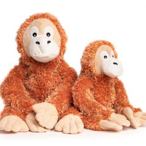 FABDOG Fluffy Dog Toy - Orangutan L