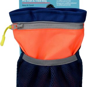 COACHI Pro Train & Treat Bag Navy & Coral