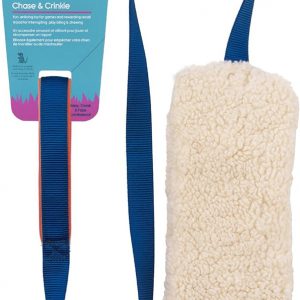 COACHI Chase & Crinkle Navy Coral & Faux Lambswool