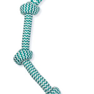 MAMMOTH FLOSSYCHEWS Extra Fresh Rope Bone 3 knot Sm 15"