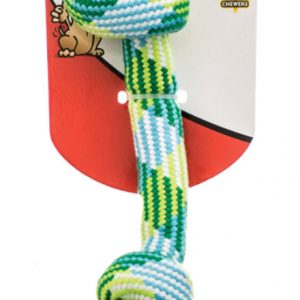 MAMMOTH FLOSSYCHEWS Braidys 2 knot Bone - Med 12"