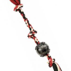 MAMMOTH TireBiter Ball w/ 3 Knot Tug 20"