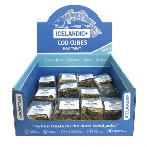ICELANDIC+ Large Cod Skin Cube Display (24)