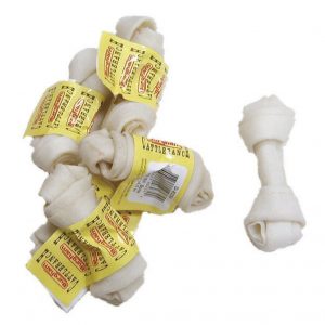 BURGHAM WHITE Rawhide Bone 4.5 in (20)