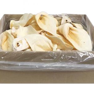 BULLSTERS Cow Ears w/Auricles Bulk White (40) pcs