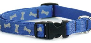 AK-9 Reflective Adjustable Collar 5/8x 8-14in