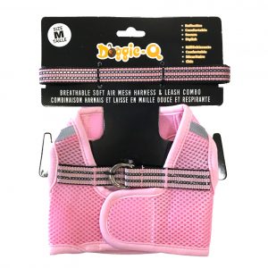 DOGGIE-Q Mesh Dog Harness/Leash combo PK M