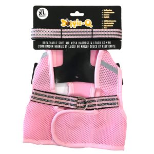 DOGGIE-Q Mesh Dog Harness/Leash combo PK XL