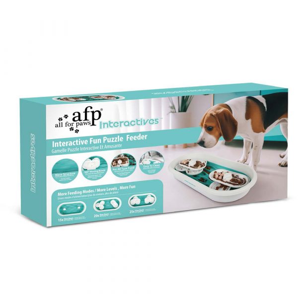 ALL FOR PAWS Interactives Multi Level Puzzle Feeder