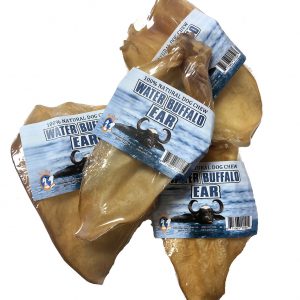 QT DOG Water Buffalo Ears - 20pk
