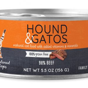 HOUND & GATOS Cat Beef - 5.5oz (24)