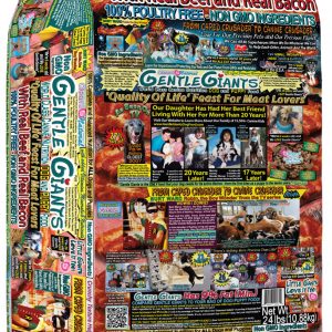 Gentle Giants DOG Beef with Bacon - Kibble 24lb
