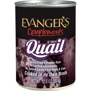 Grain-Free Complements Quail for Dogs & Cats 12.5 oz (12)