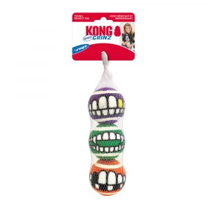 KONG Halloween Grinz Sport Ball 3-pk Medium