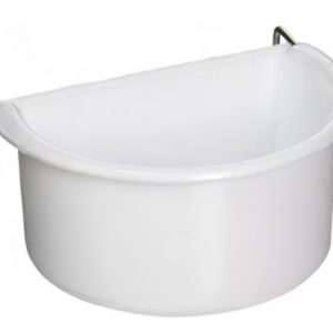 PAWISE Seed and water cup white 2pk 130ml