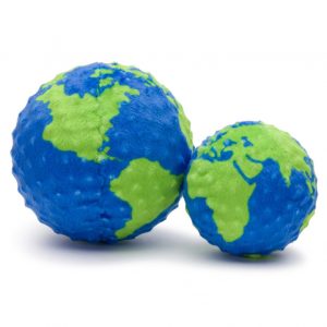 FABDOG Faball Squeakey Dog Toy - Earth S