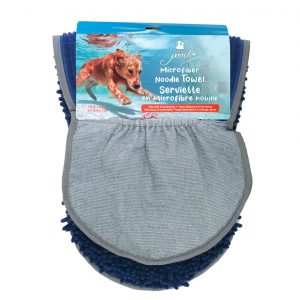PAMPERED POOCH Shammy Drying Towel - Blue
