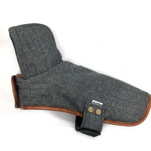 DOGGIE-Q Herringbone Coat 16"