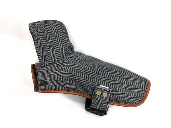DOGGIE-Q Herringbone Coat 16"