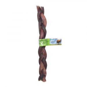 BULLSTERS 12in Braided Bully Sticks - single (6)