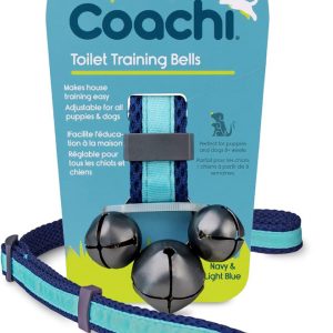 COACHI Toilet Training Bells Navy & Light Blue
