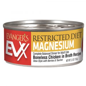 EVX Restricted Diet Magnesium Boneless Chicken for Cats 5.5 oz (24)
