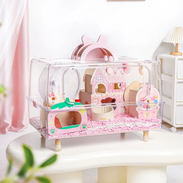Mini and moe hamster cage