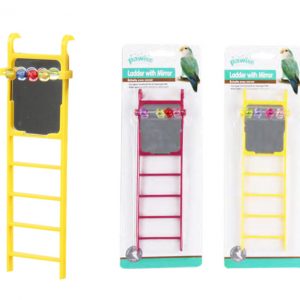PAWISE Bird ladder with mirror