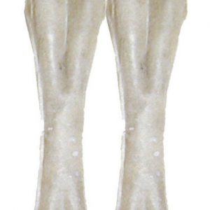 BURGHAM Packaged Pressed Rawhide Bone 2pk 10in