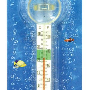 AQUA-FIT Glass Floating Thermometer w/ Suction Cup