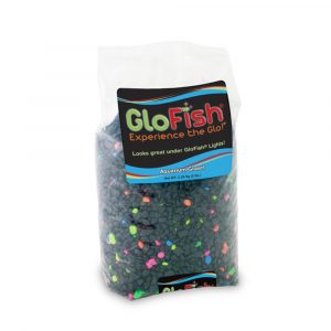 GLOFISH Gravel Black with Fluorescent Highlights 5lb